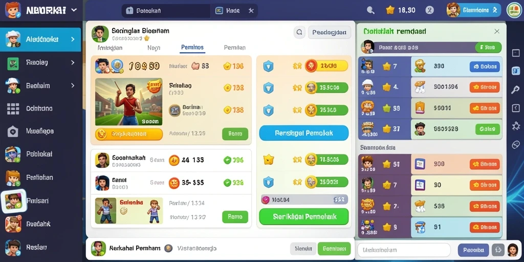 Fitur sosial yang memperkuat interaksi antar pemain.