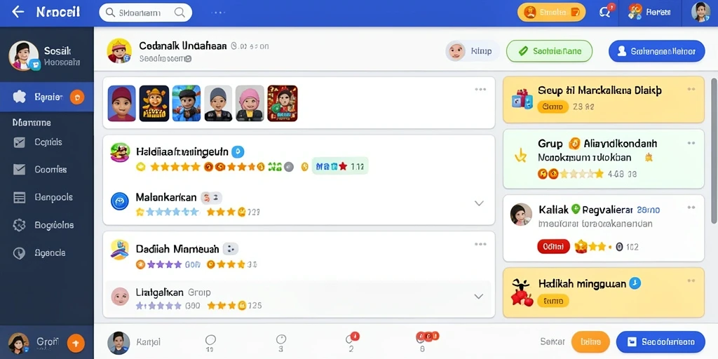 Sistem keamanan yang melindungi data pengguna.