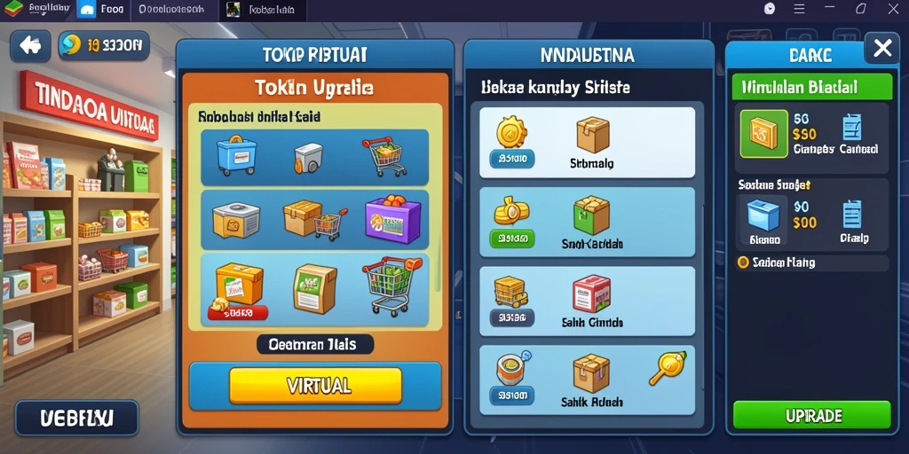 Tampilan level yang menantang dan bervariasi.