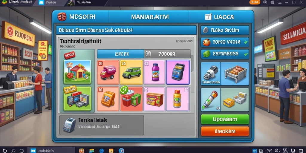 Screenshot aplikasi: Pengaturan profil pengguna dan komunitas.