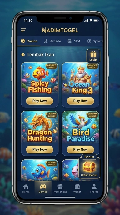 nadimtogel — menu pengaturan